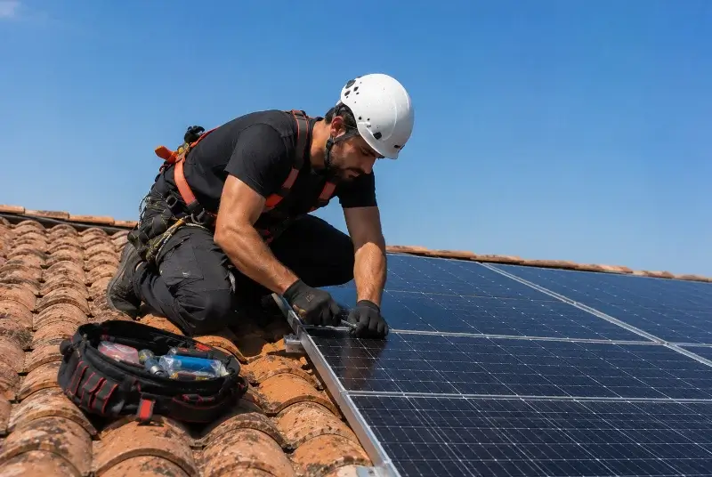Maintenance et monitoring de panneaux solaires à Rosenwiller